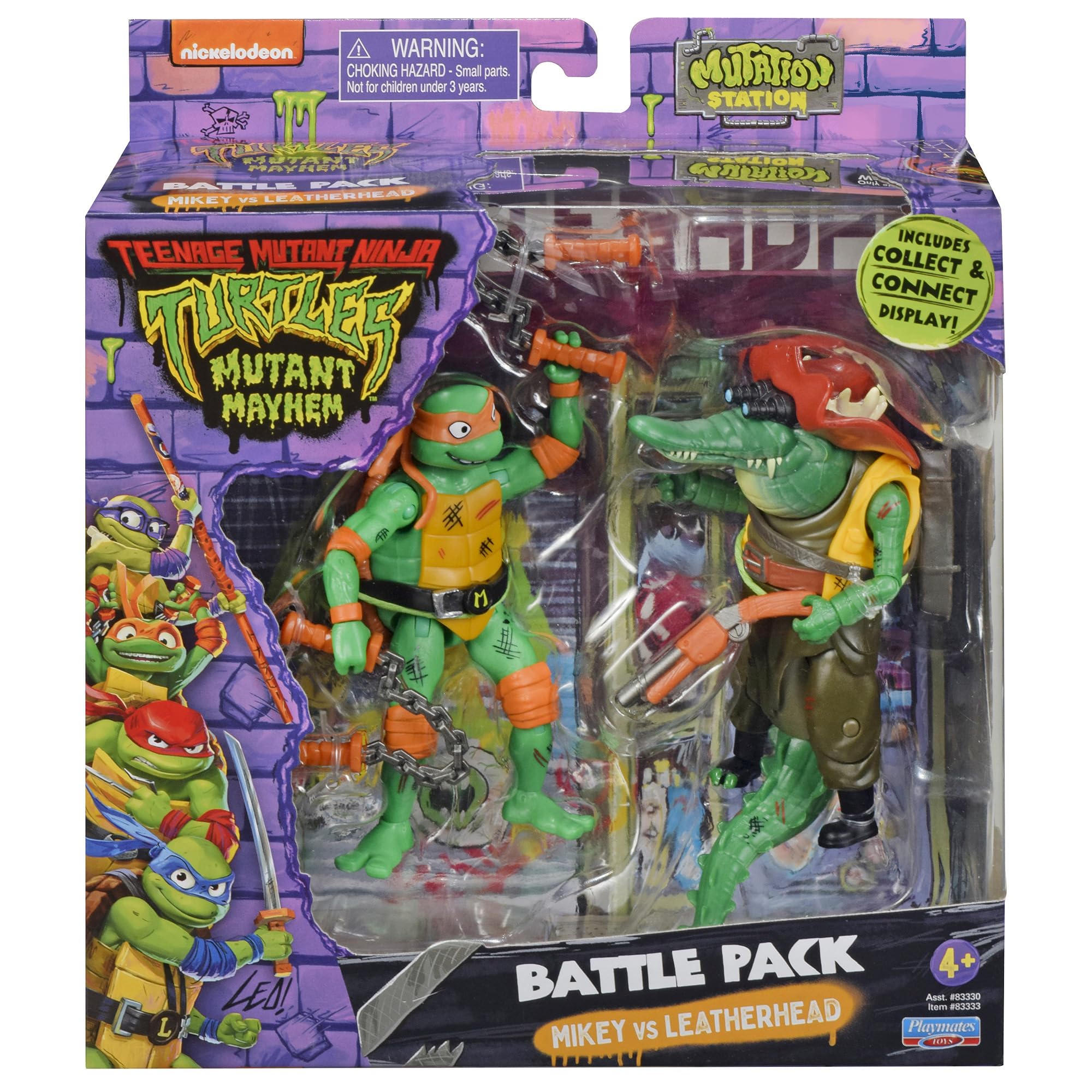 Amazon.com: TEENAGE MUTANT NINJA Michelangelo vs Leatherhead